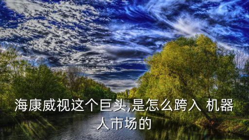 ?？低曔@個巨頭,是怎么跨入 機器人市場的