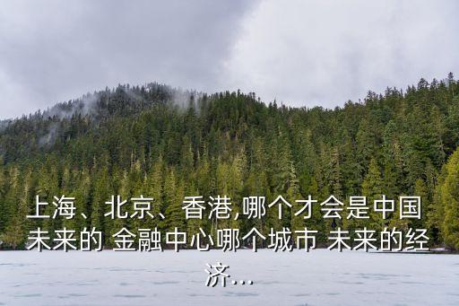 上海、北京、香港,哪個(gè)才會(huì)是中國 未來的 金融中心哪個(gè)城市 未來的經(jīng)濟(jì)...