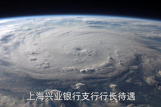  上海興業(yè)銀行支行行長(zhǎng)待遇
