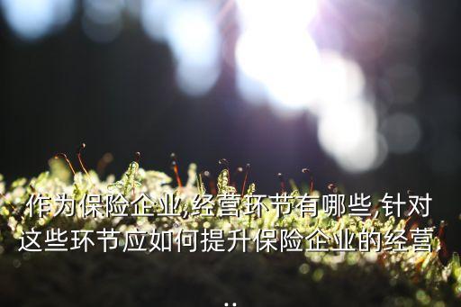 保險公司如何運作,講解保險公司的運作流程