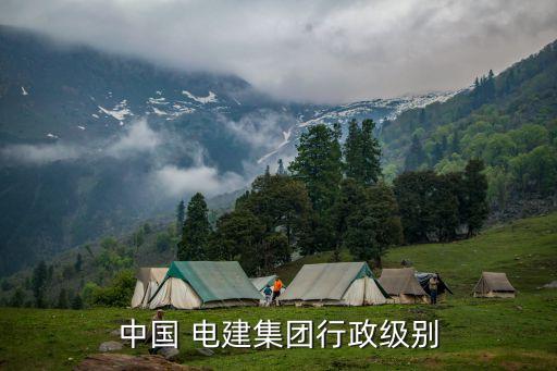 中國 電建集團(tuán)行政級別