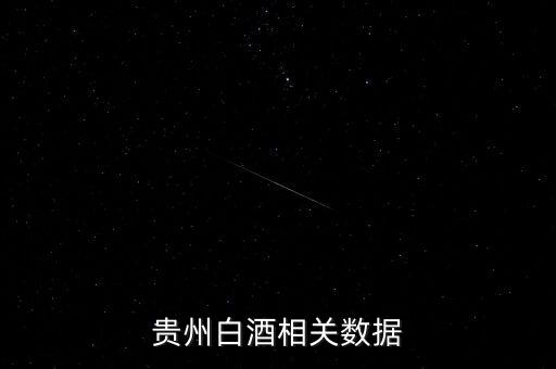 貴州白酒相關數(shù)據(jù)