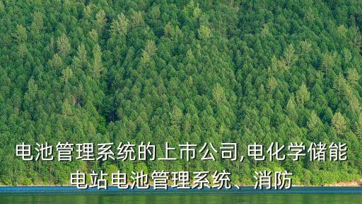 儲(chǔ)能電池管理系統(tǒng)的上市公司,電化學(xué)儲(chǔ)能電站電池管理系統(tǒng)、消防