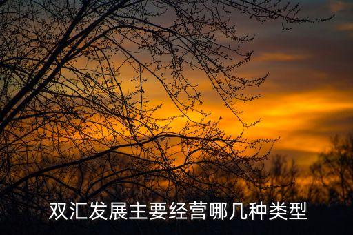  雙匯發(fā)展主要經(jīng)營(yíng)哪幾種類(lèi)型