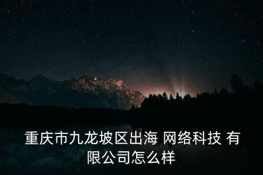  重慶市九龍坡區(qū)出海 網(wǎng)絡(luò)科技 有限公司怎么樣
