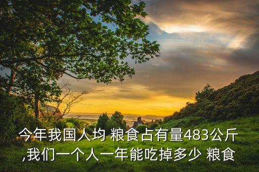 今年我國(guó)人均 糧食占有量483公斤,我們一個(gè)人一年能吃掉多少 糧食