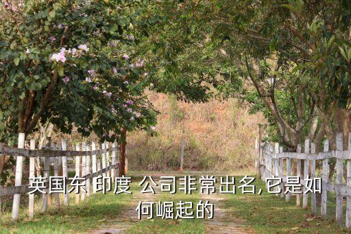 英國東 印度 公司非常出名,它是如何崛起的