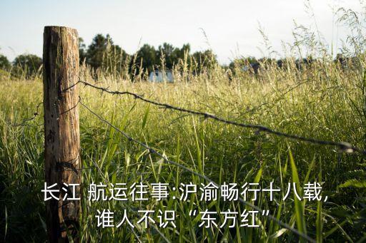  長江 航運(yùn)往事:滬渝暢行十八載,誰人不識(shí)“東方紅”