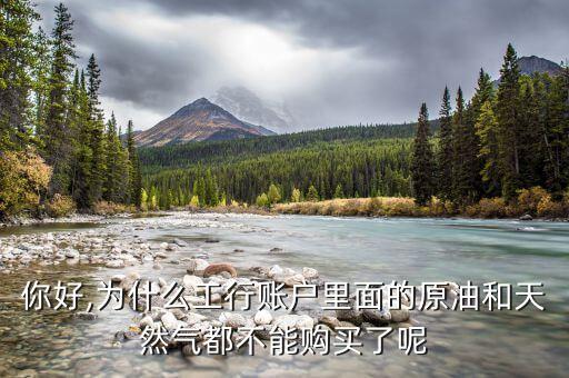 你好,為什么工行賬戶里面的原油和天然氣都不能購買了呢