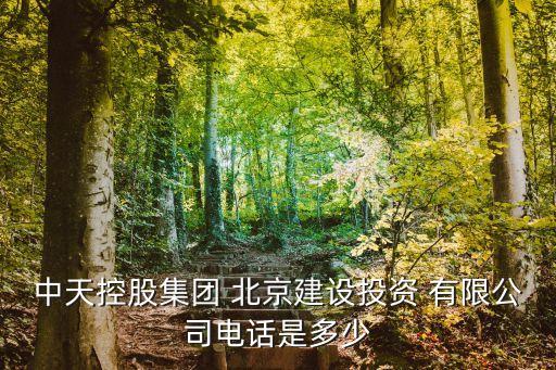 中天控股集團 北京建設投資 有限公司電話是多少