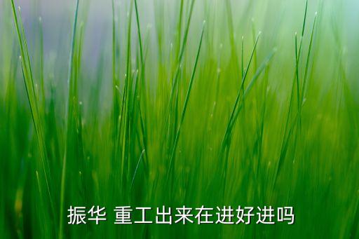  振華 重工出來在進(jìn)好進(jìn)嗎
