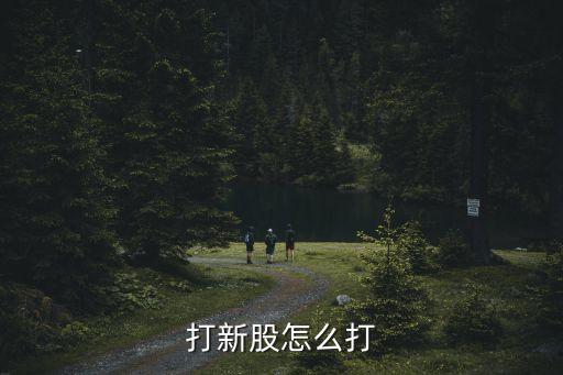 打新股怎么打