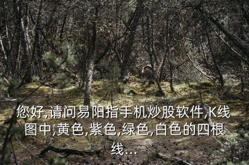 您好,請問易陽指手機炒股軟件,K線圖中,黃色,紫色,綠色,白色的四根線...