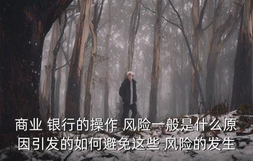 商業(yè) 銀行的操作 風險一般是什么原因引發(fā)的如何避免這些 風險的發(fā)生