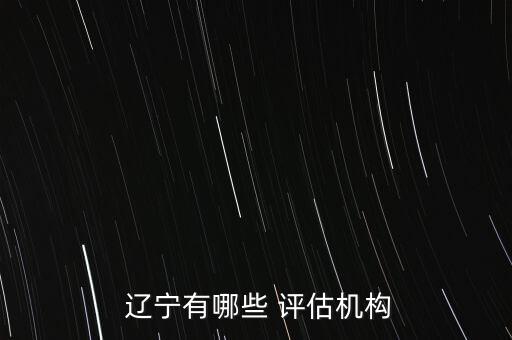  遼寧有哪些 評估機構(gòu)