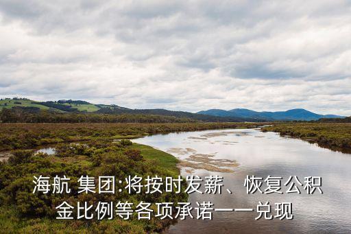  海航 集團(tuán):將按時(shí)發(fā)薪、恢復(fù)公積金比例等各項(xiàng)承諾一一兌現(xiàn)