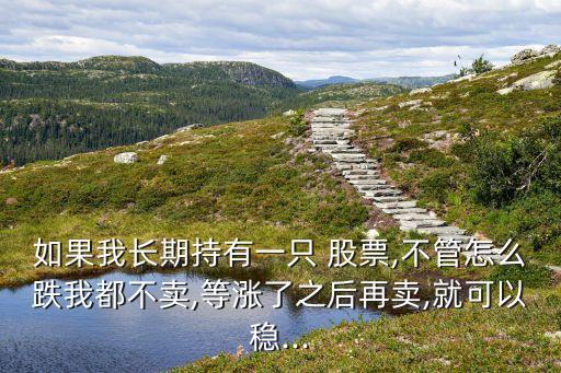 如果我長(zhǎng)期持有一只 股票,不管怎么跌我都不賣,等漲了之后再賣,就可以穩(wěn)...