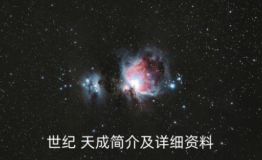 世紀 天成簡介及詳細資料