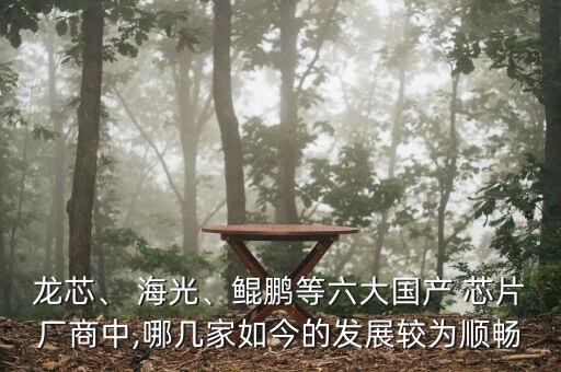 龍芯、 海光、鯤鵬等六大國(guó)產(chǎn) 芯片廠商中,哪幾家如今的發(fā)展較為順暢