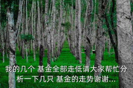 我的幾個(gè) 基金全部走低請(qǐng)大家?guī)兔Ψ治鲆幌聨字?基金的走勢(shì)謝謝...