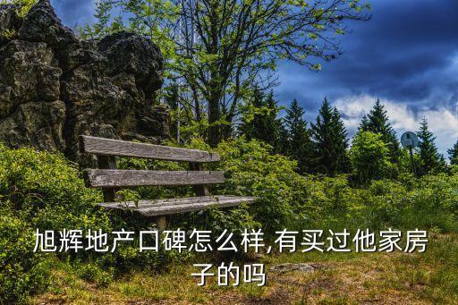  旭輝地產(chǎn)口碑怎么樣,有買(mǎi)過(guò)他家房子的嗎