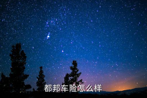 都邦車險(xiǎn)怎么樣