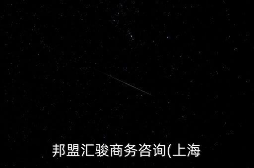 邦盟匯駿商務咨詢(上海