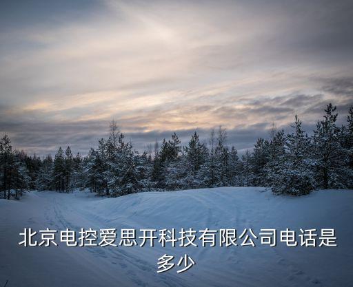  北京電控愛(ài)思開(kāi)科技有限公司電話是多少