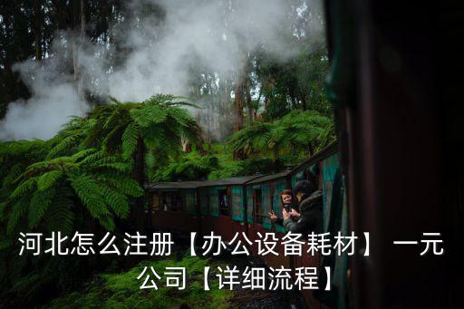河北怎么注冊【辦公設(shè)備耗材】 一元 公司【詳細(xì)流程】