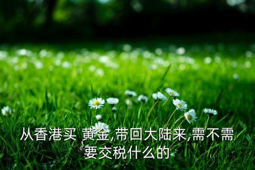 中國(guó)黃金關(guān)稅,黃金的關(guān)稅是多少