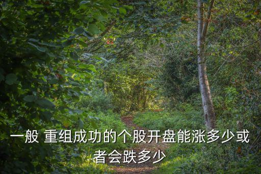一般 重組成功的個(gè)股開盤能漲多少或者會(huì)跌多少