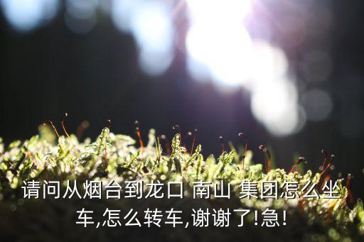 請(qǐng)問(wèn)從煙臺(tái)到龍口 南山 集團(tuán)怎么坐車,怎么轉(zhuǎn)車,謝謝了!急!