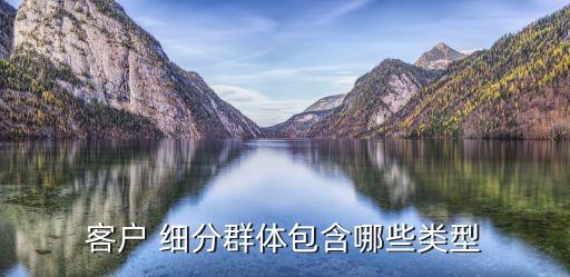 投資人群細分,保健品的市場人群細分