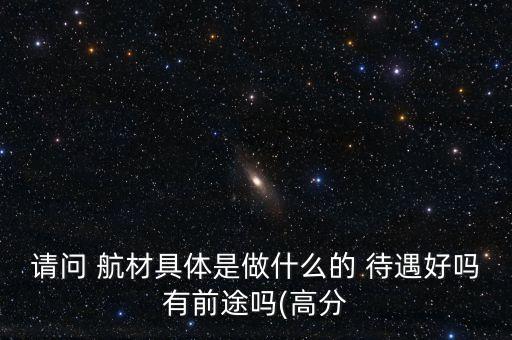 請問 航材具體是做什么的 待遇好嗎有前途嗎(高分
