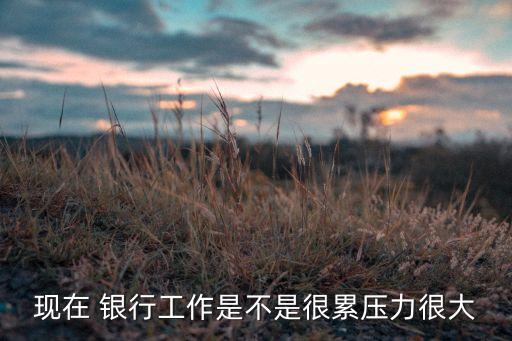 現(xiàn)在 銀行工作是不是很累壓力很大