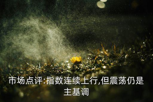 市場點(diǎn)評:指數(shù)連續(xù)上行,但震蕩仍是主基調(diào)
