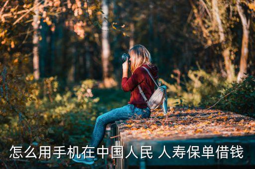 怎么用手機(jī)在中國(guó)人民 人壽保單借錢