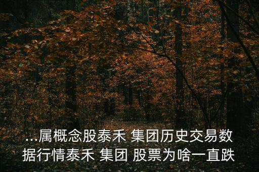 泰和集團股票,泰禾集團股票代碼是多少