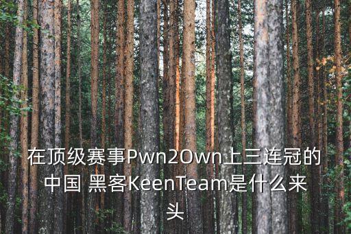 在頂級(jí)賽事Pwn2Own上三連冠的中國(guó) 黑客KeenTeam是什么來頭