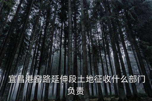  宜昌港窯路延伸段土地征收什么部門負(fù)責(zé)