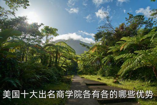 美國十大出名商學(xué)院各有各的哪些優(yōu)勢(shì)