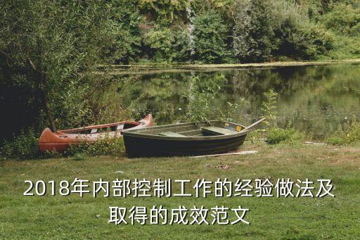 2018年內部控制工作的經驗做法及取得的成效范文