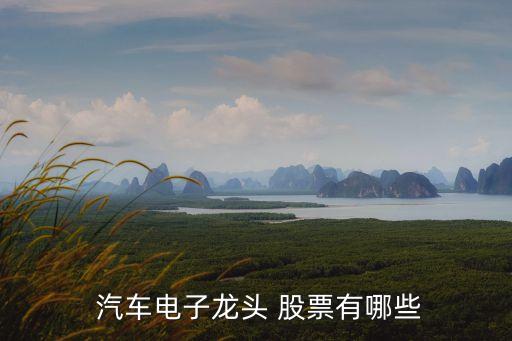 推薦一下汽車股票,好一點(diǎn)的股票推薦