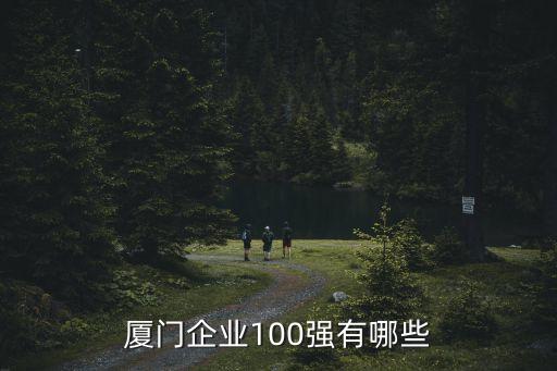 廈門(mén)企業(yè)100強(qiáng)有哪些