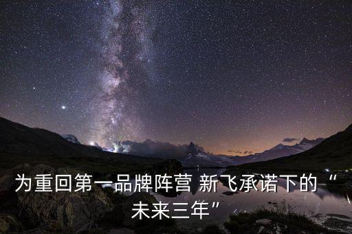 為重回第一品牌陣營(yíng) 新飛承諾下的“未來(lái)三年”