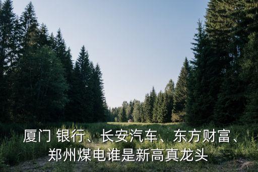 廈門(mén) 銀行、長(zhǎng)安汽車(chē)、東方財(cái)富、鄭州煤電誰(shuí)是新高真龍頭
