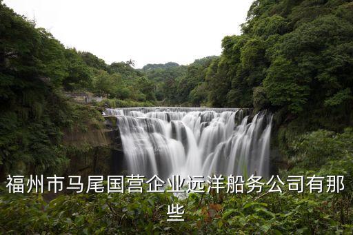 福州市馬尾國(guó)營(yíng)企業(yè)遠(yuǎn)洋船務(wù)公司有那些