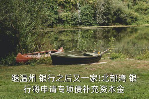 繼溫州 銀行之后又一家!北部灣 銀行將申請專項債補充資本金