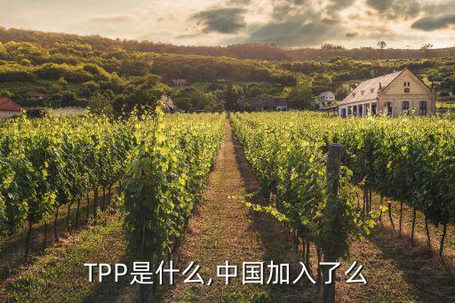 TPP是什么,中國(guó)加入了么