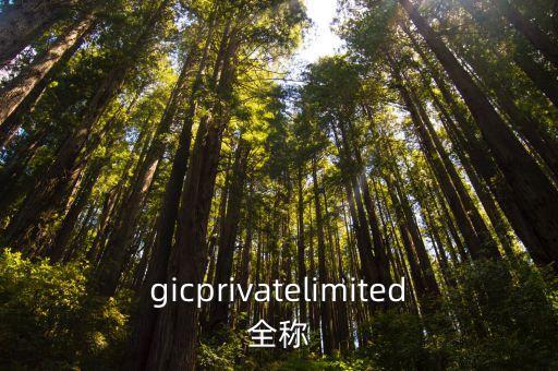 gicprivatelimited全稱(chēng)